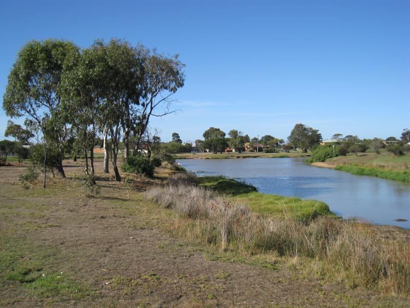 St Leonards - St Leonards Lake Reserve, Murradoc Road - View along lake from Cole St