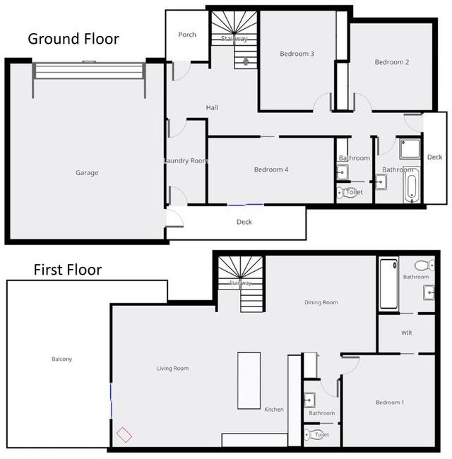 Swan Bay Views - Floor plan
