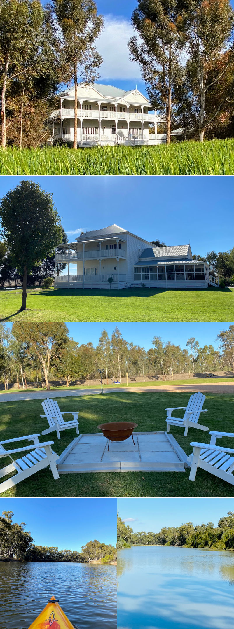 Pental Island River Retreat - The grounds and river