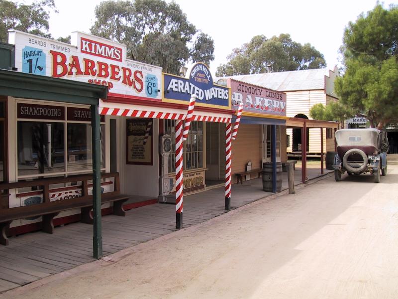 Swan Hill - Pioneer Settlement: Barber, bakery