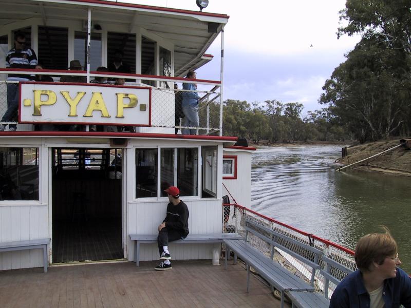 Swan Hill - Pioneer Settlement: Pyap, on river voyage