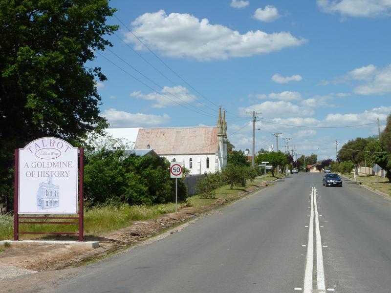 Talbot - Camp Street: View east along Camp St towards Lansdowne St