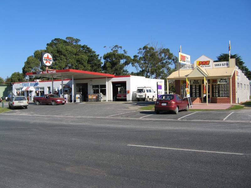 Tarwin Lower - Commercial centre and shops, River Drive: Service station and real estate office