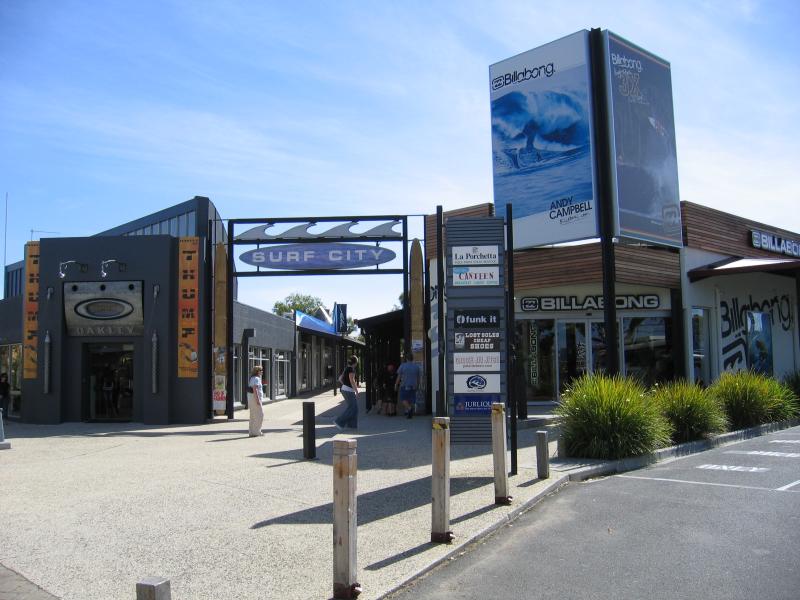 Torquay - Surf City Plaza and surroundings, Surf Coast Highway - Arcade entrance