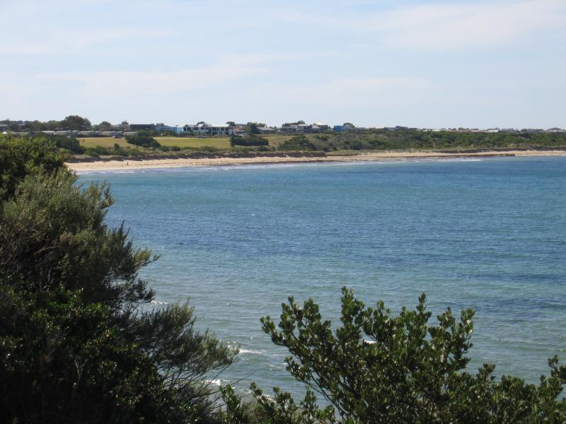 Torquay - Yellow Bluff: View north along coast from Yellow Bluff towards Fishermans Beach