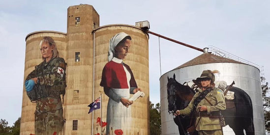 North East Victoria Silo Art Trail