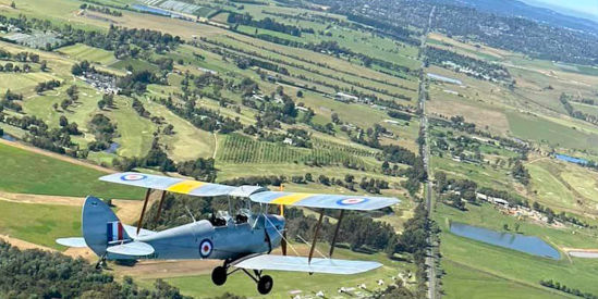 Tiger Moth Joy Flights Yarra Valley