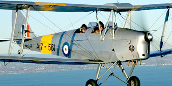 Vintage Tiger Moth Joy Flights