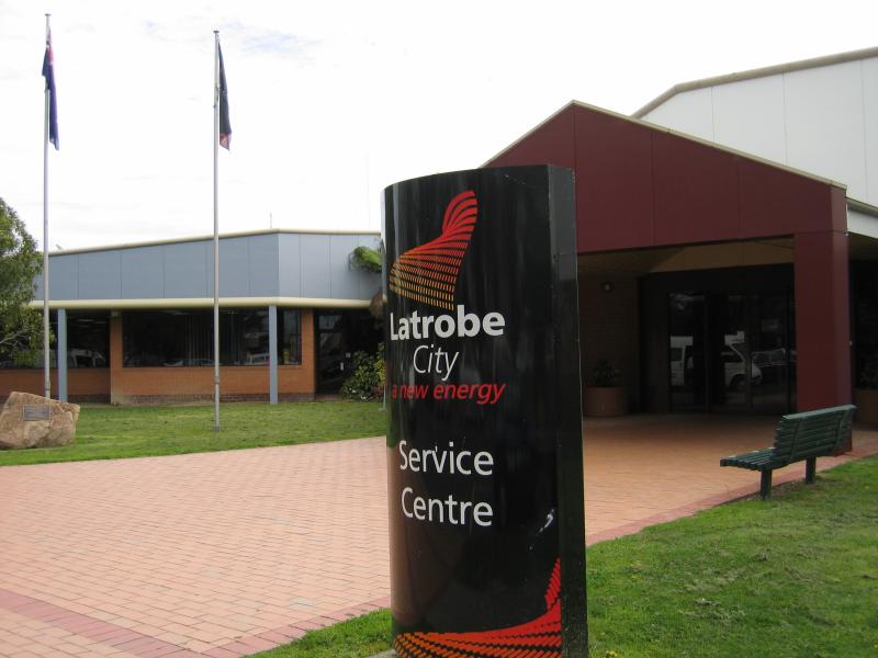 Traralgon - Kay Street area: Latrobe City Council offices, Kay St entrance
