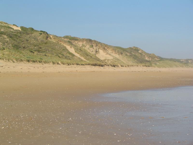 Venus Bay - No. 1 Beach at end of Surf Drive - View of sand dunes from beach