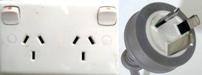 Australian power point and plug