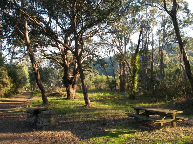 Wandiligong - The Diggings, off Centenary Avenue: BBQ and picnic groups at car park