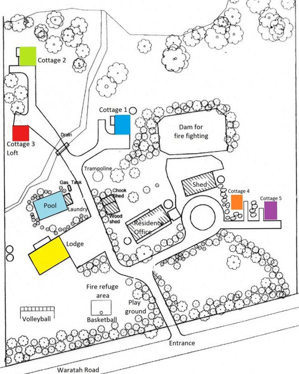 Prom Coast Holiday Lodge - Site map