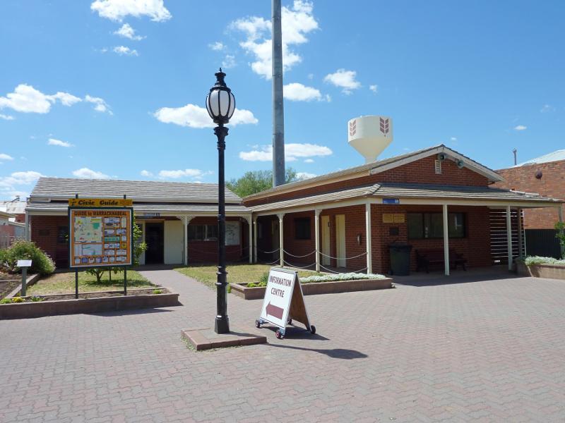 Warracknabeal - Shops and commercial centre, Scott Street - Tourist information centre, east side of Scott St between Lyle St and Woolcock St
