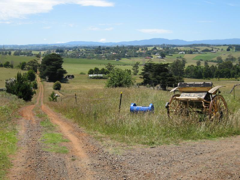 Warragul - Reservoir Hill area - Northerly view from Longmuir Rd