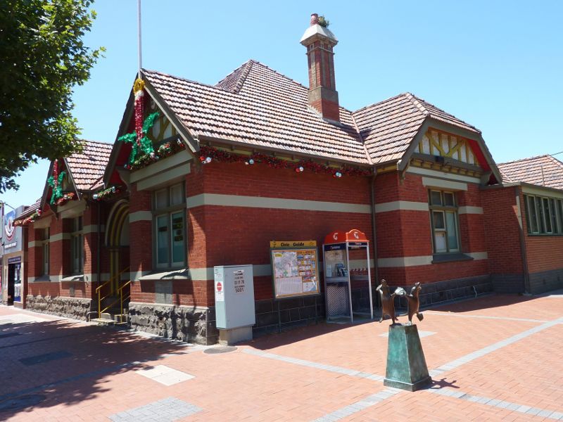 Werribee - Shops and commercial centre, Watton Street - Werribee Historical Society Museum, corner Watton St and Duncans Rd