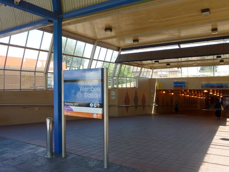 Werribee - Werribee railway station, Comben Drive - Underpass to railway station at northern end of Station Pl