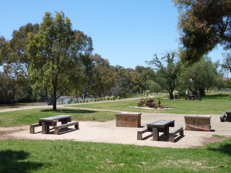 Werribee - Riverbend Historical Park, Heaths Road - Picnic and BBQ area