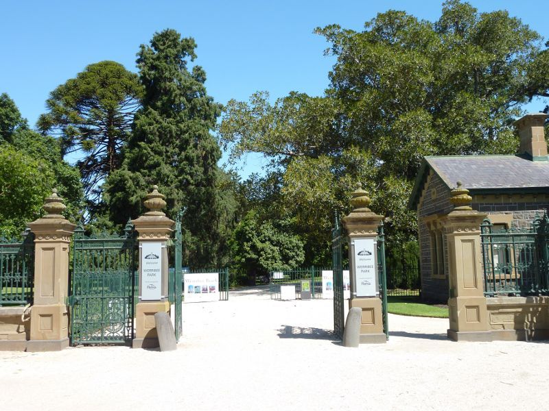 Werribee - Werribee Park and The Mansion, Werribee South - Entrance gates to Werribee Park