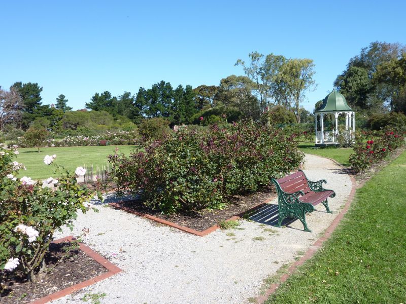 Werribee - Victoria State Rose Garden at Werribee Park, Werribee South - Australian Leaf section