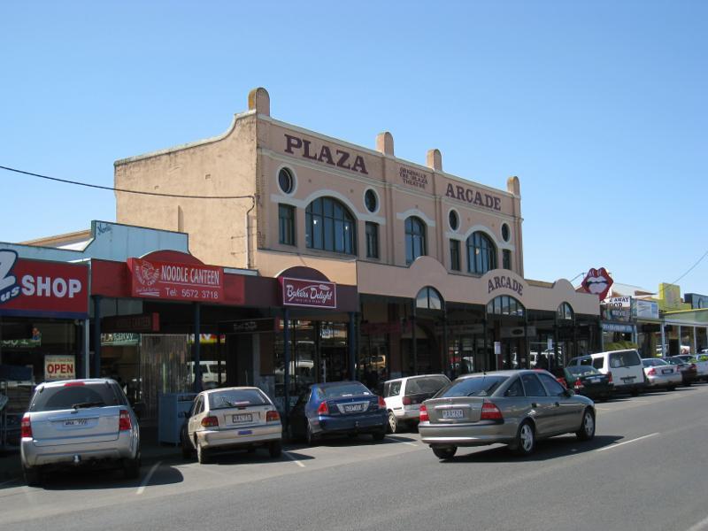 Wonthaggi - Shops and Commercial Centre, Graham Street, McBride Avenue, Murray Street: Plaza Arcade (originally Plaza Theatre), Graham St between McBride Av and Billson St
