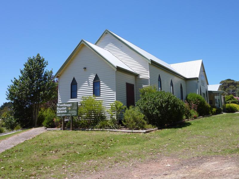 Wonthaggi - Churches in Wonthaggi: Wonthaggi Baptist Church, corner McBride Av and Broome Cr