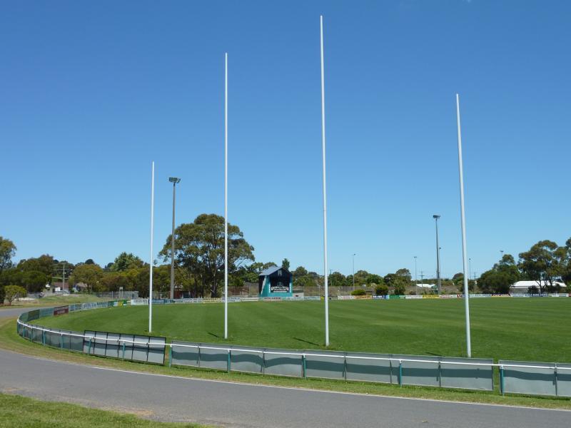 Wonthaggi - Recreation Reserve, Korumburra Road: Football goals at No.1 oval