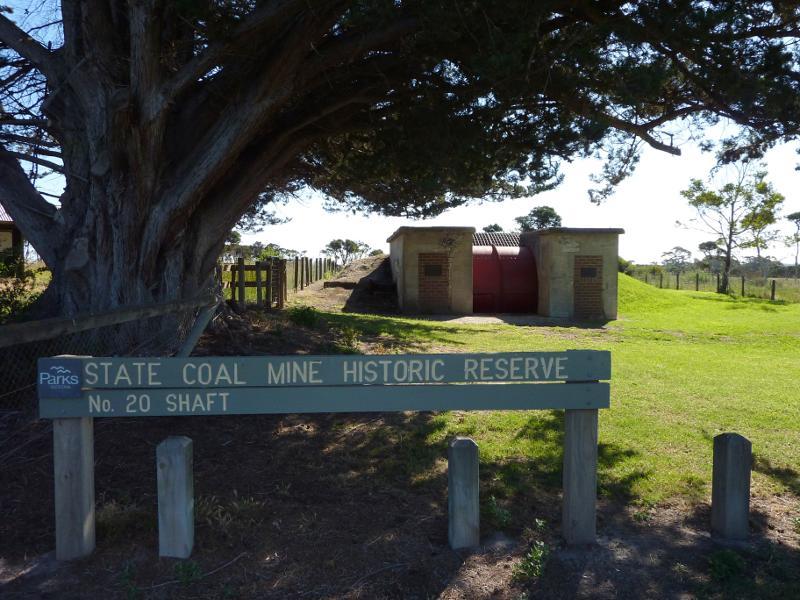 Wonthaggi - State Coal Mine Historic Reserve - No. 20 Shaft, Bass Highway - Reserve surrounding shaft