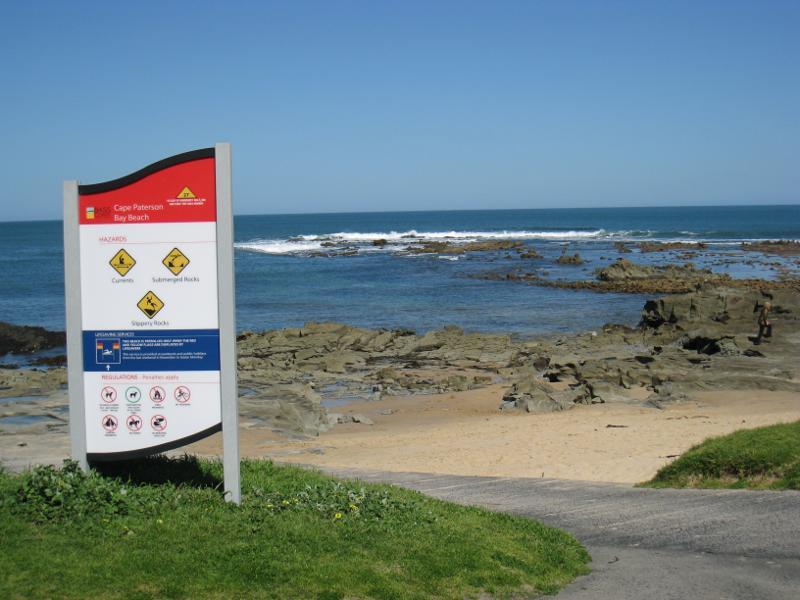 Wonthaggi - Cape Paterson, Bay Beach and boat ramp: Entrance to boat ramp