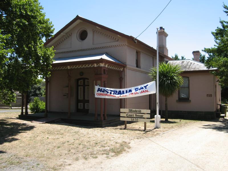 Woodend - Around Woodend: Woodend Court House, Forest St