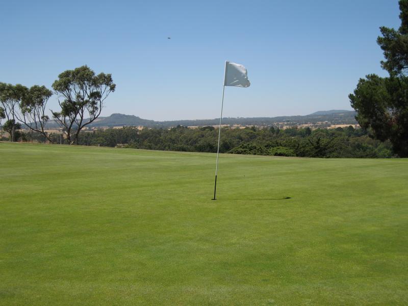 Woodend - Golf Course, Davy Street - View east from putting green