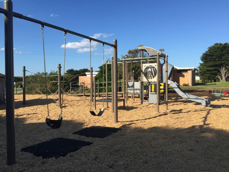 Yanakie - Town centre, Wilsons Promontory Road near Millar Road: Playground, Yanakie Park (supplied by Promhills Cabins)
