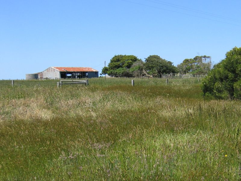 Yanakie - Wilsons Promontory Road: View from Wilsons Promontory Rd, 5 km from national park entrance gate