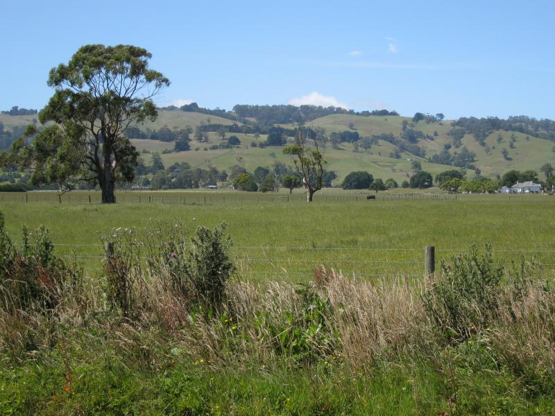 Yarragon - Princes Highway through Yarragon: View south, Princes Hwy east of Rollo St