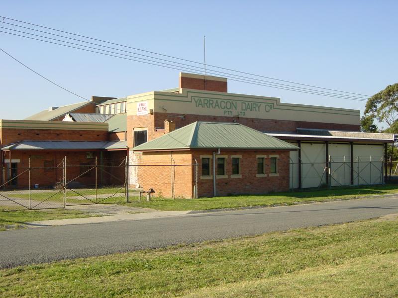 Yarragon - Around Yarragon: Former Yarragon Dairy Company building, Waterloo Rd at Factory Rd (supplied by Yarragon Dairy)