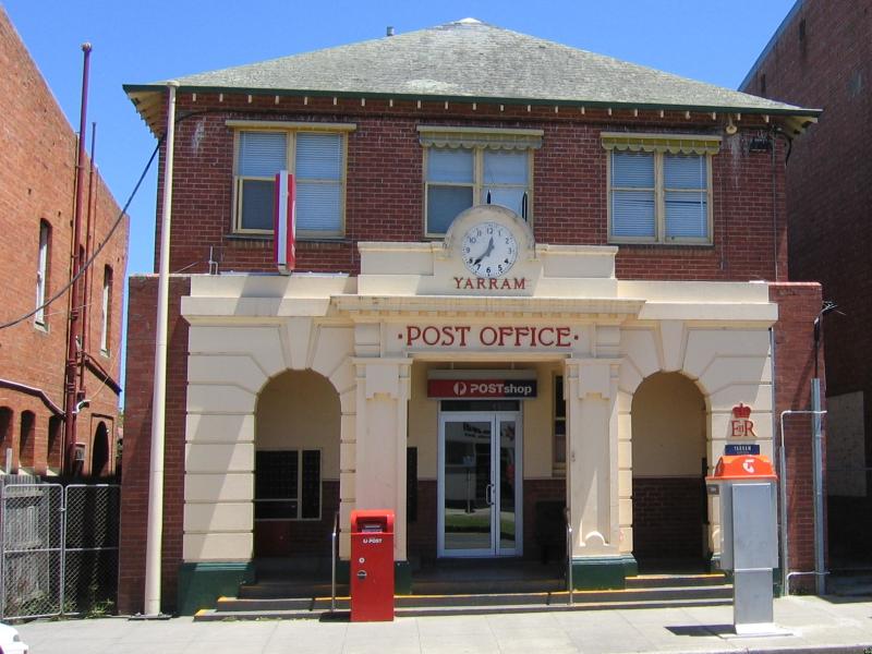 Yarram - Shops, Commercial Road: Yarram Post Office, Commercial Rd opposite Yarram St