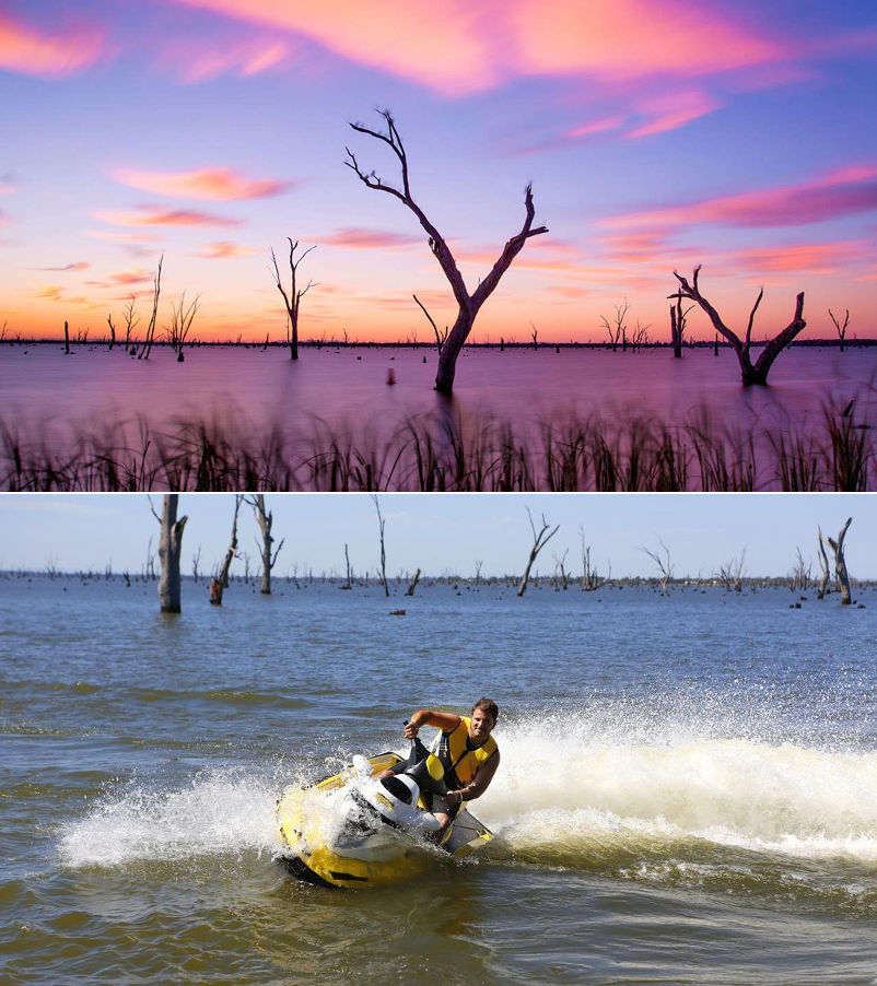 BIG4 NRMA Yarrawonga Mulwala Holiday Park - Lake Mulwala - across the road