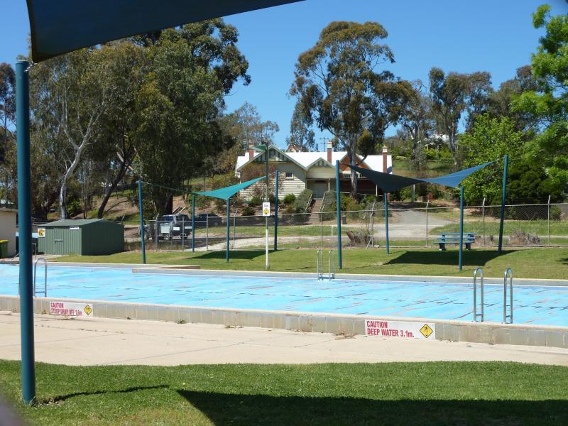 Yea - Shops and commercial centre, High Street: Pool, High St between Station St and Melbourne Rd