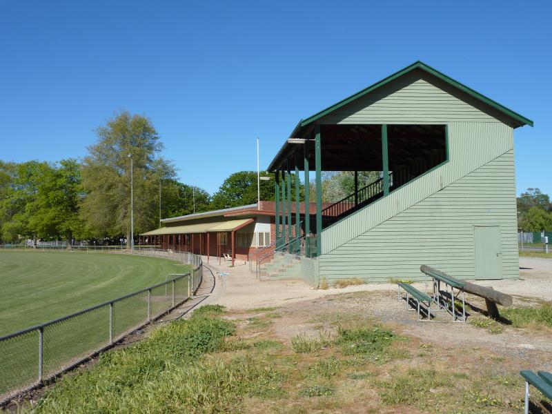 Yea - Around Yea: Grandstand at Yea Recreation Reserve, Snodgrass St