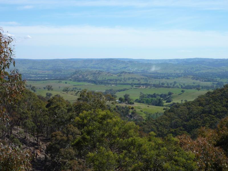 Yea - Ghin Ghin Road north of Goulburn River: South-westerly view, Ghin Ghin Rd 8 km from Goulburn River