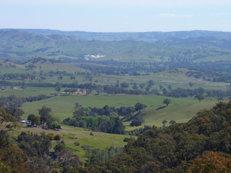 Yea - Ghin Ghin Road north of Goulburn River: South-westerly view, Ghin Ghin Rd 8 km from Goulburn River